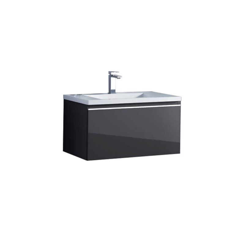 Mueble de baño Milano ME-0800, gris oscuro ,80x45cm,