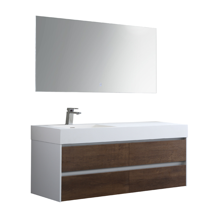 StoneArt Conjunto de muebles de cuarto de baño Milan ML-1400 roble os