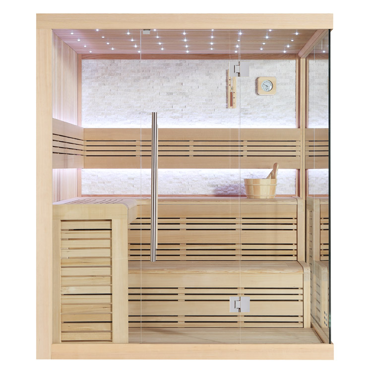 AWT Sauna 1105C Hemlock 180x180 sin calefactor de sauna