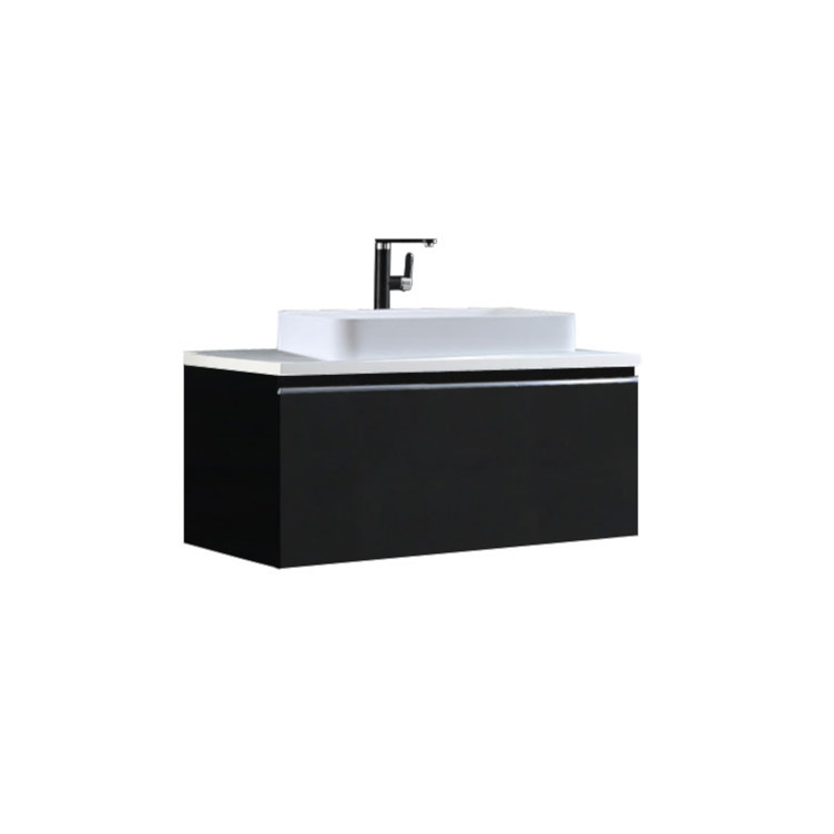 StoneArt Mueble de baño Milano ME-1000pro-5 gris oscuro 100x45