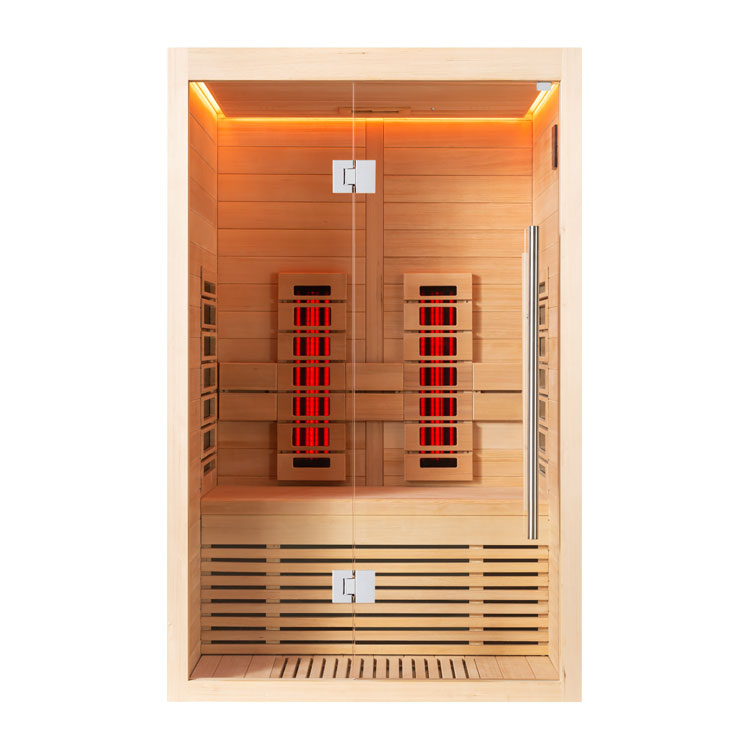 AWT Sauna 1250D-IR Hemlock 120x100 sin calefactor de sauna