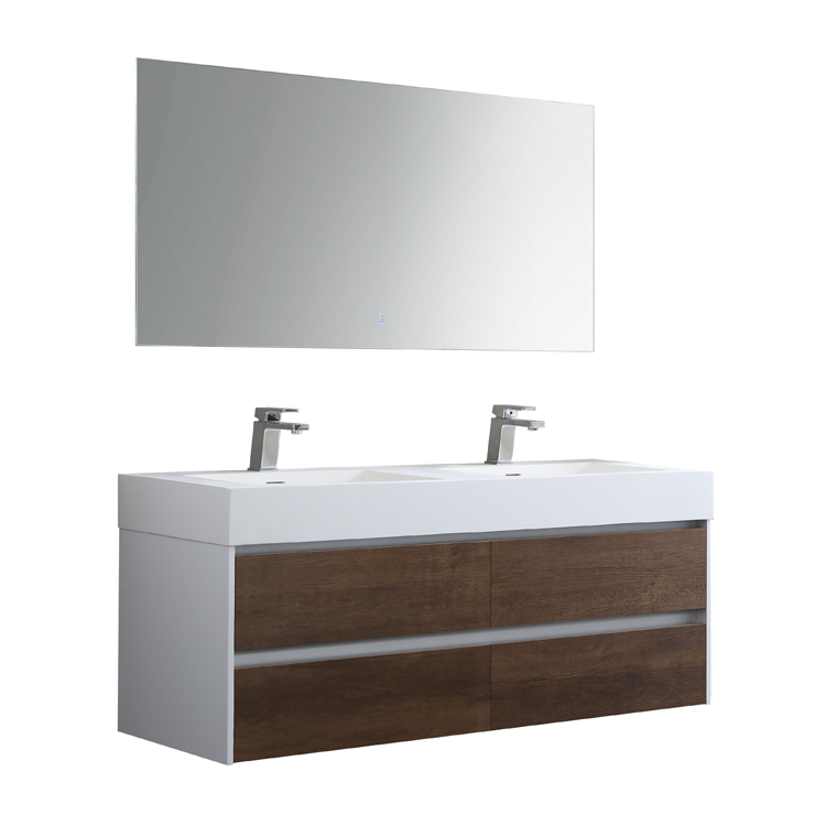StoneArt Conjunto de muebles de cuarto de baño Milan ML-1400 roble os
