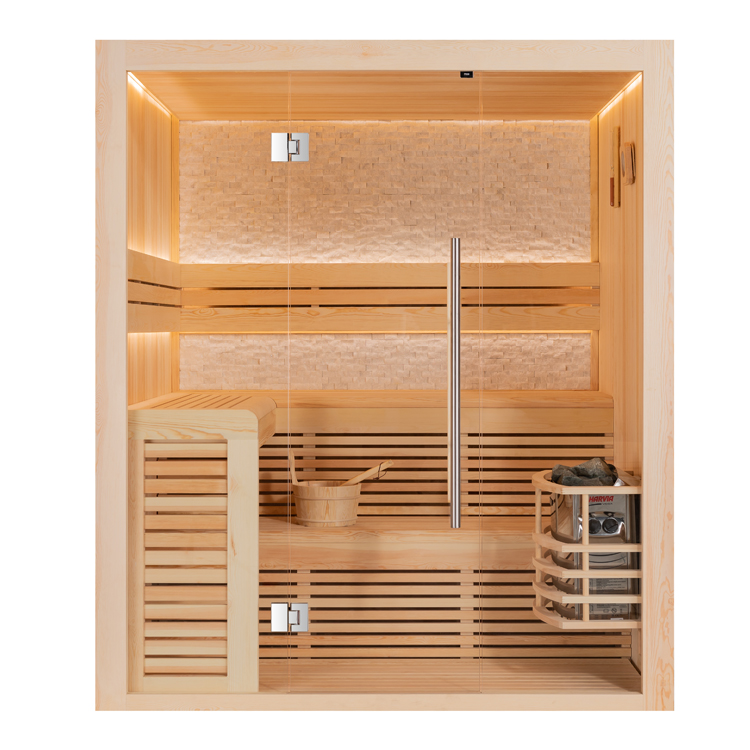 AWT Sauna 1812C Madera de pino 180x160 sin calefactor de sauna