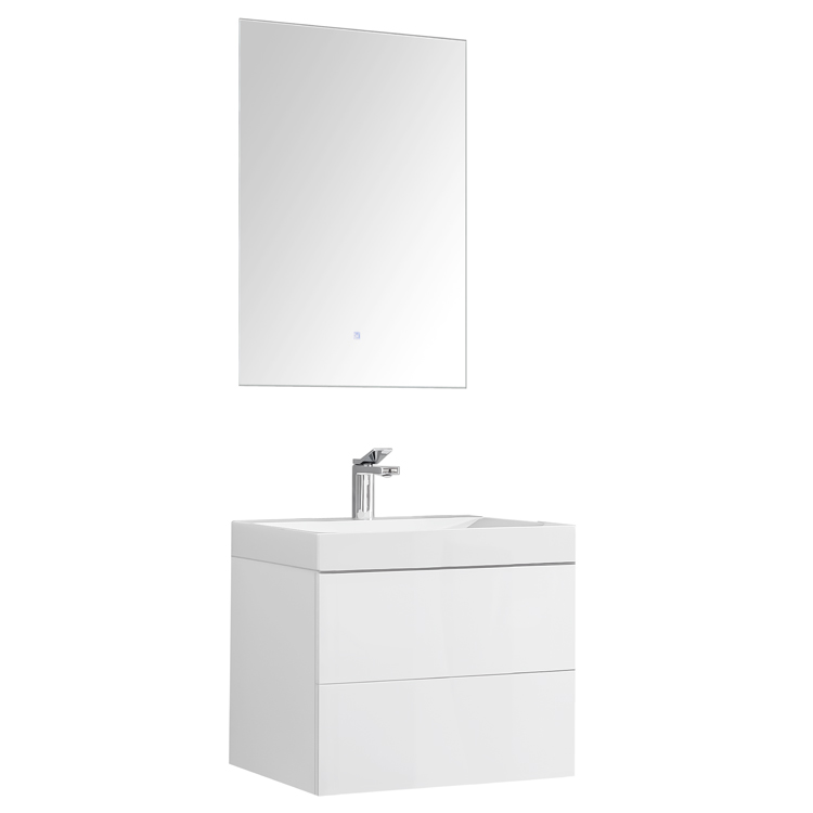 StoneArt Conjunto de muebles de cuarto de baño Brugge BU-0601 blanco