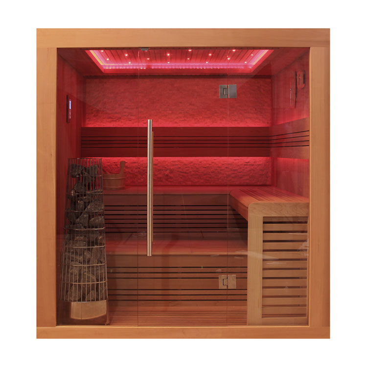 AWT Sauna E1241A cedro rojo 220x170 9kW Kivi