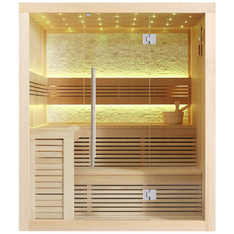 AWT Sauna 1102C Hemlock 180x150 sin calefactor de sauna