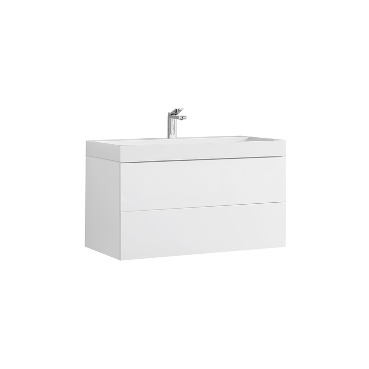 StoneArt Mueble de cuarto de baño Brugge BU-0901 blanco 90x56