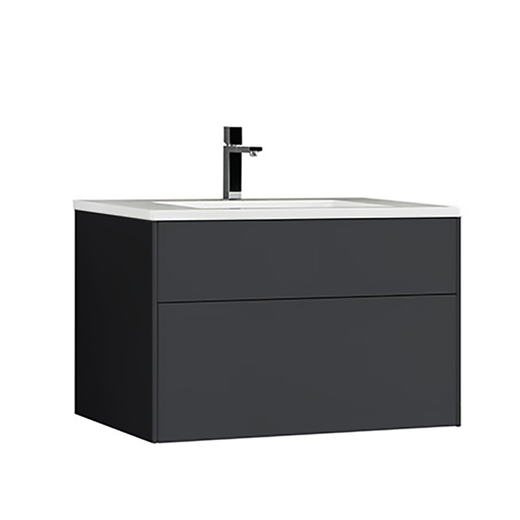 StoneArt Mueble de cuarto de baño Venice VE-0800-II gris oscuro 80x52