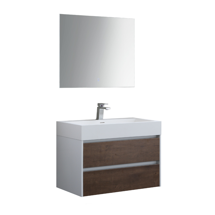 StoneArt Conjunto de muebles de cuarto de baño Milan ML-0800 roble os
