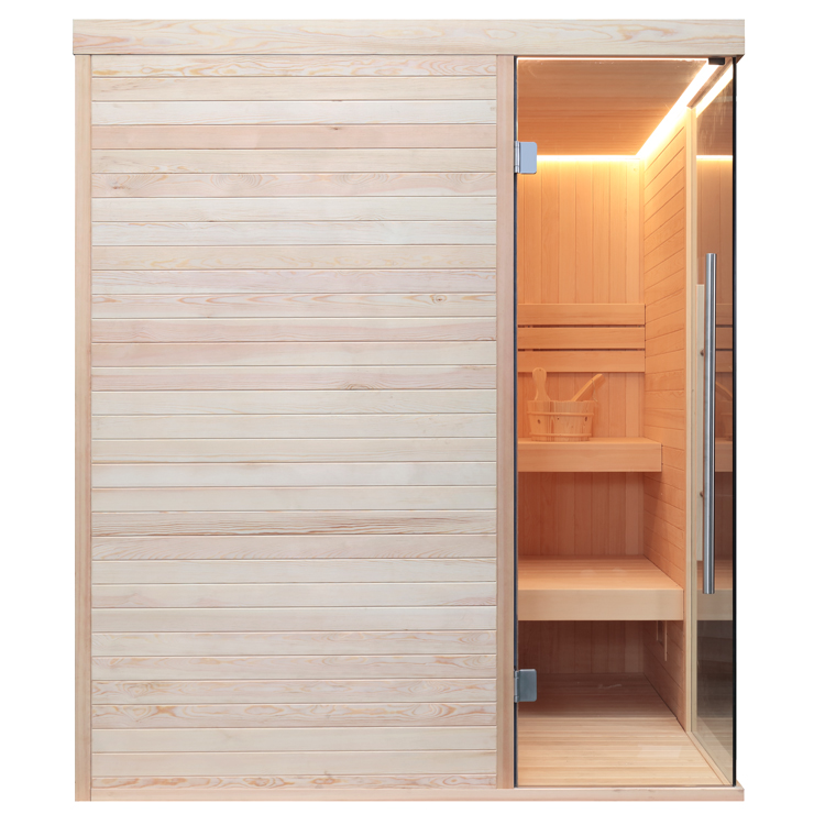 AWT Sauna 1805 Madera de pino 180x180 sin calefactor de sauna