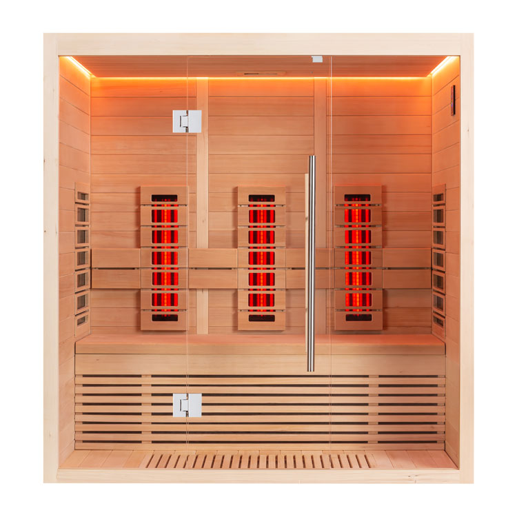 AWT Sauna 1250B-IR Hemlock 180x110 sin calefactor de sauna