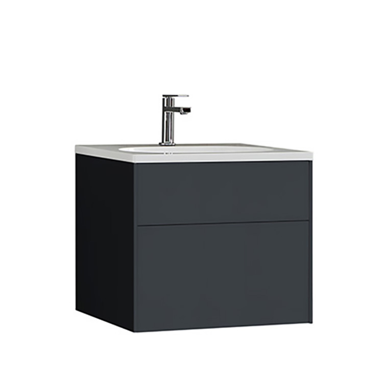 StoneArt Mueble de cuarto de baño Venice VE-0600-I gris oscuro 60x52