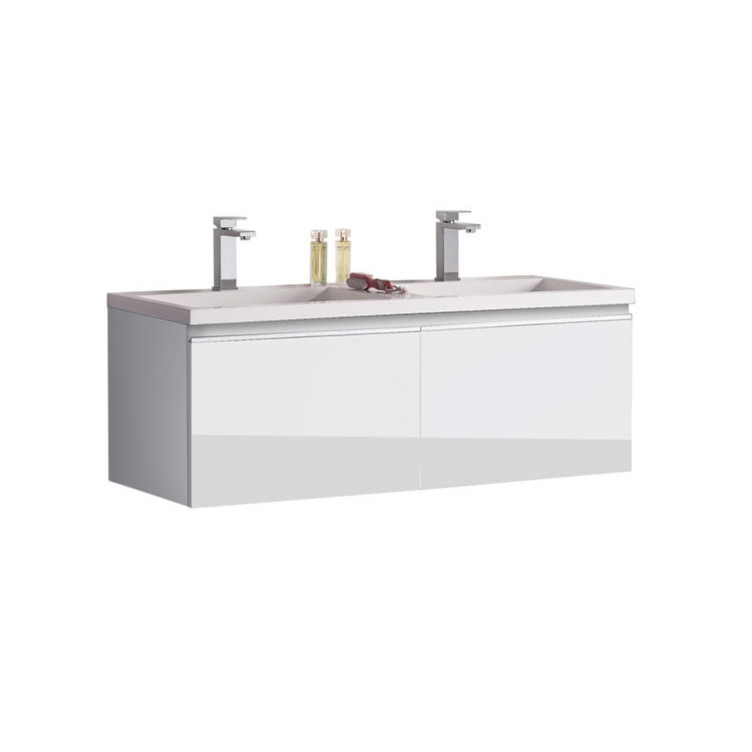 StoneArt Mueble de baño Milano ME-1200 blanco 120x45