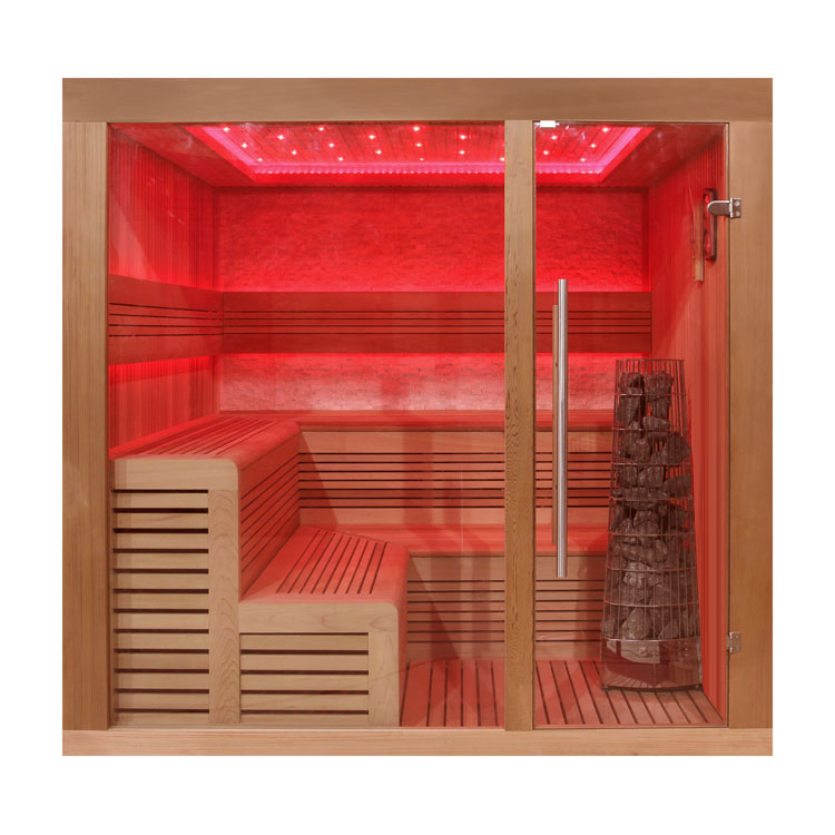 AWT Sauna E1243 XL cedro rojo 220x220 9kW Kivi