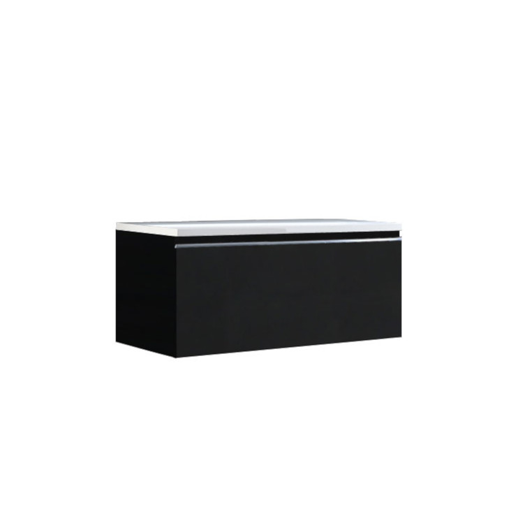 StoneArt Mueble de baño Milano ME-1000pro gris oscuro 100x45