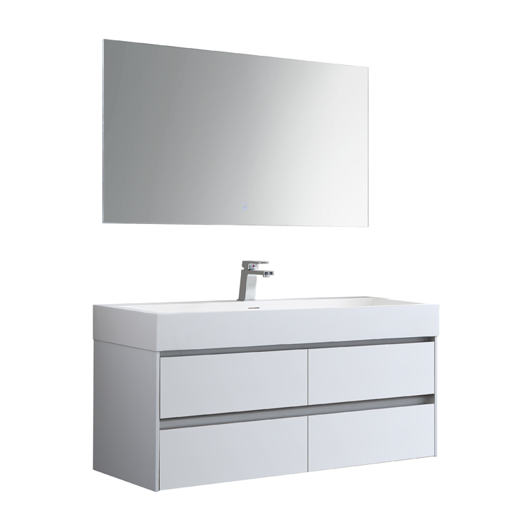 StoneArt Conjunto de muebles de cuarto de baño Milan ML-1200 blanco b