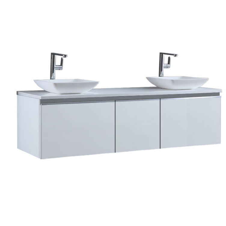 StoneArt Mueble de baño Milano ME-1600pro-2 blanco 160x45