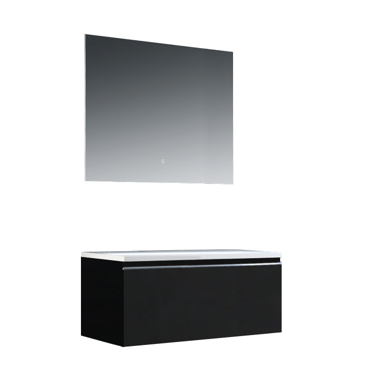 StoneArt Conjunto de muebles de baño Milano ME-1000pro gris oscuro 10