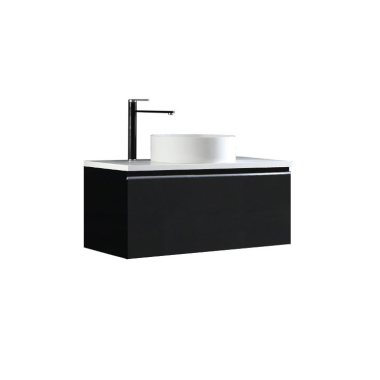 StoneArt Mueble de baño Milano ME-1000pro-6 gris oscuro 100x45