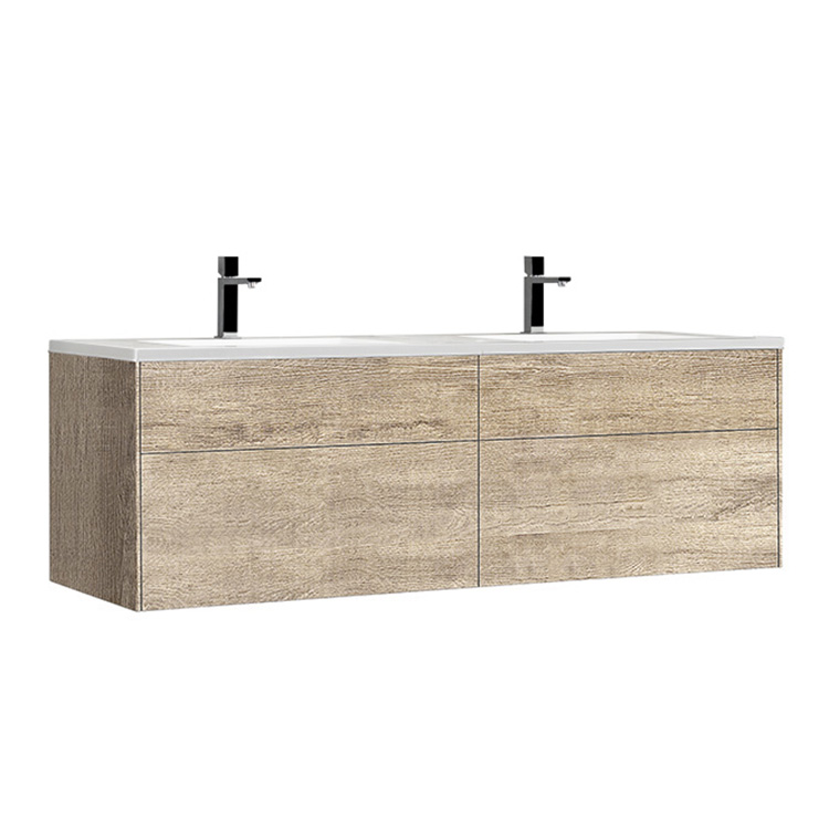 StoneArt Mueble de cuarto de baño Venice VE-1600-II Roble claro 160x5