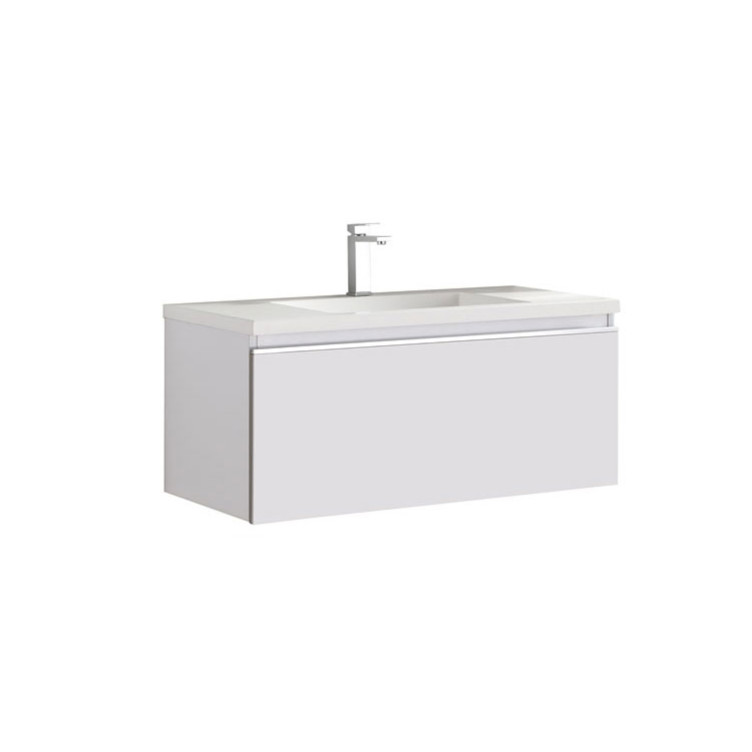 StoneArt Mueble de baño Milano ME-1000 blanco 100x45