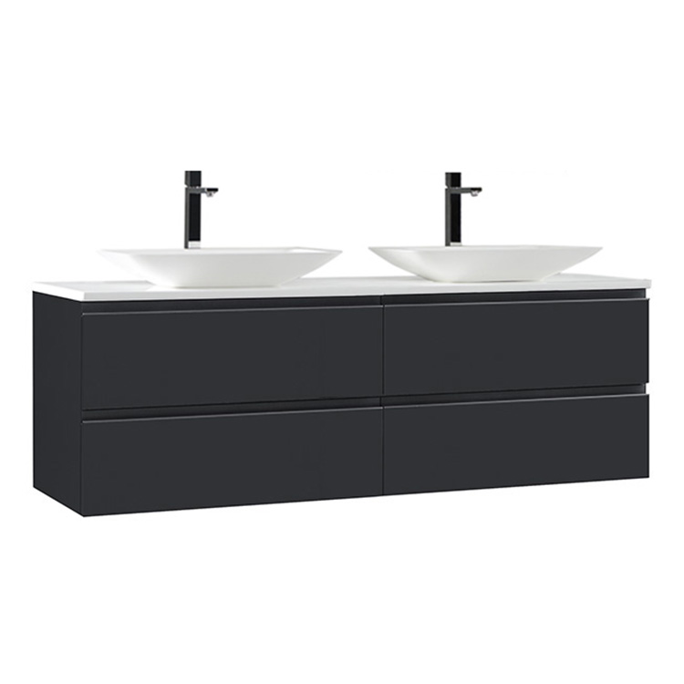 StoneArt Mueble de cuarto de baño Monte Carlo MC-1600pro-1 gris oscur